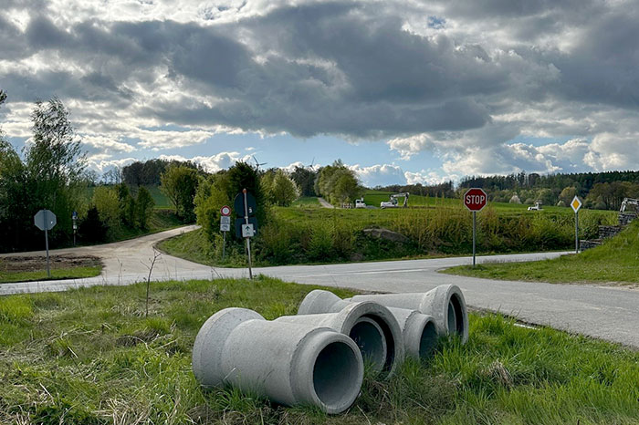 S 156 mit Baustelle
