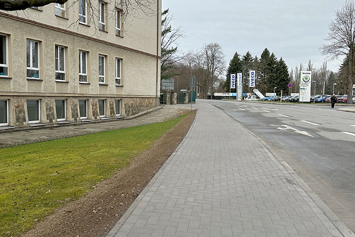 Gehweg am 22.03.2024