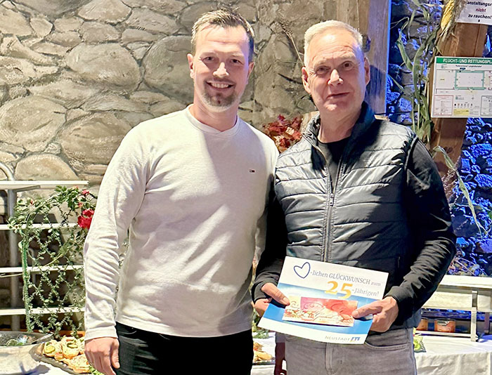 Bürgermeister Alexander Sachse und Rico Schneider