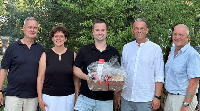 Bürgermeister Meckenbeuren und Neustadt in Sachsen mit Schlossverein und Hauptamt