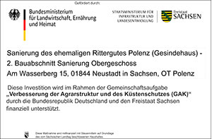 Fördermittel Bundesrepublik und Freistaat GAK